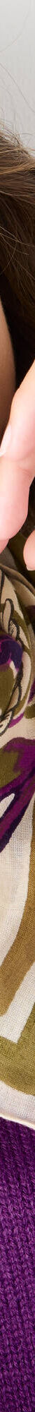 Foulard imprimé hirondelles, voile de coton (bronze / violine) Foulard imprimé hirondelles, voile de coton (bronze / violine)